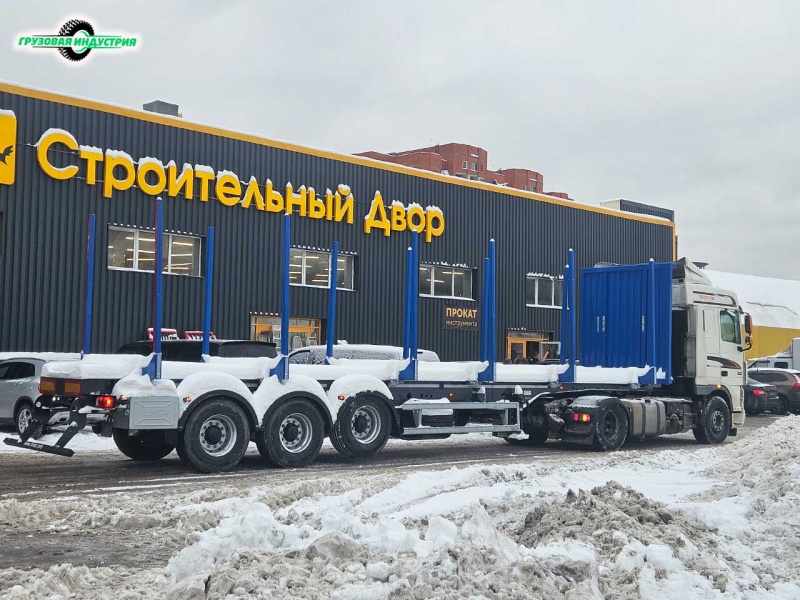 Отгрузка полуприцепа сортиментовоза (лесовоза) Тонар L3 9445 в г. Петрозаводск Отгрузка полуприцепа сортиментовоза (лесовоза) Тонар L3 9445 в г. Петрозаводск